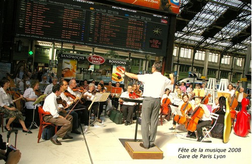 Fête de la musique 2008 gare de Lyon